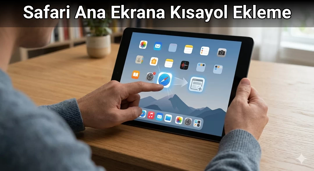 Safari Ana Ekrana Kısayol Ekleme